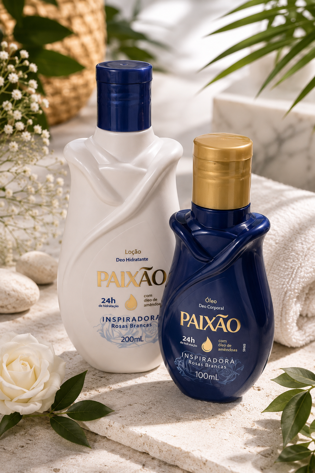 💙 Paixão Inspiradora – Roses Blanches