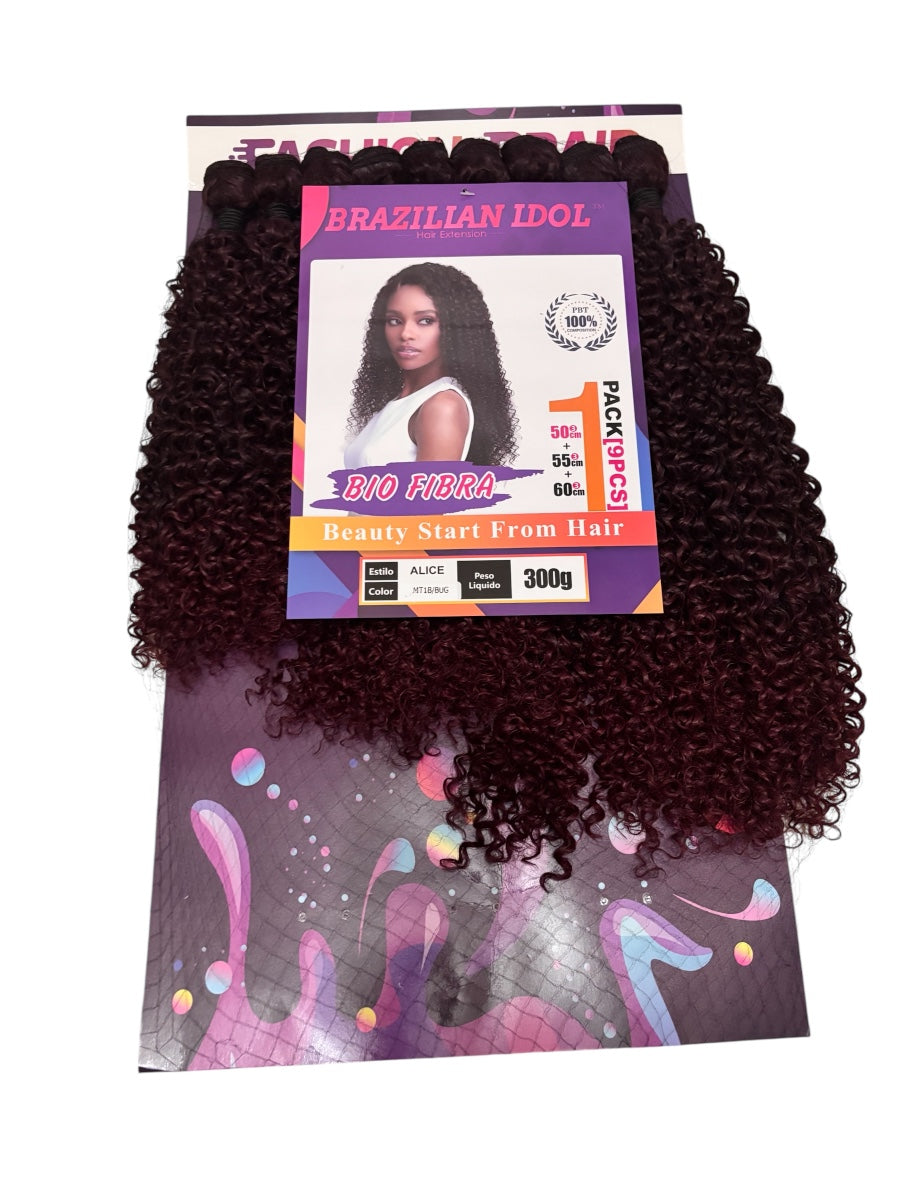 Extensions Brésiliennes Bio Fibra – Brazilian Idol | Bouclées Naturelles (300g)