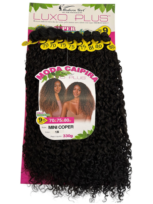 Luxo Plus MINI COPER – Boucles curly Pixie hair (Super Protéina)