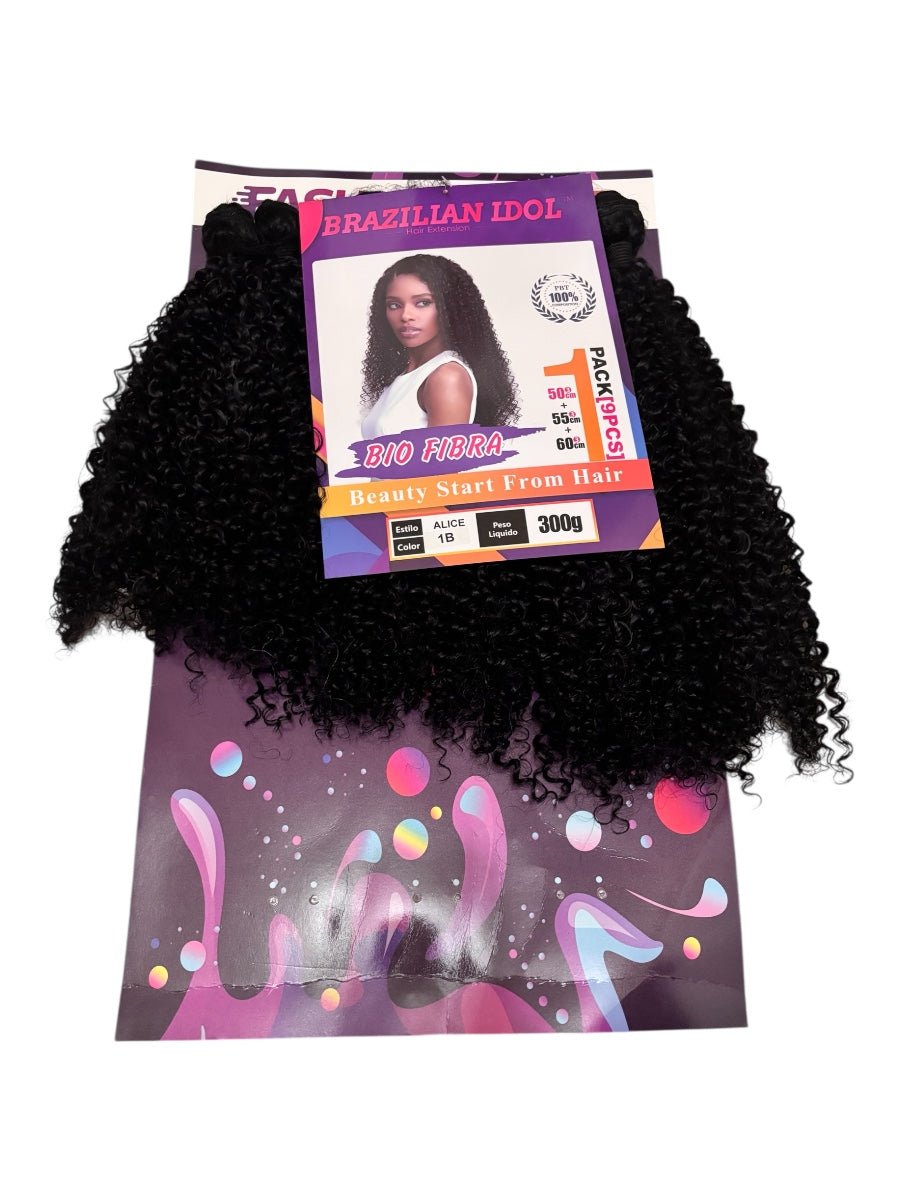 Extensions Brésiliennes Bio Fibra – Brazilian Idol | Bouclées Naturelles (300g)