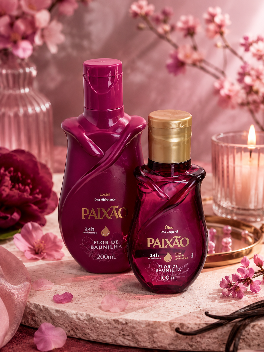 🌸 Huile Corporelle Paixão 
– Flor de Baunilha 100 ml