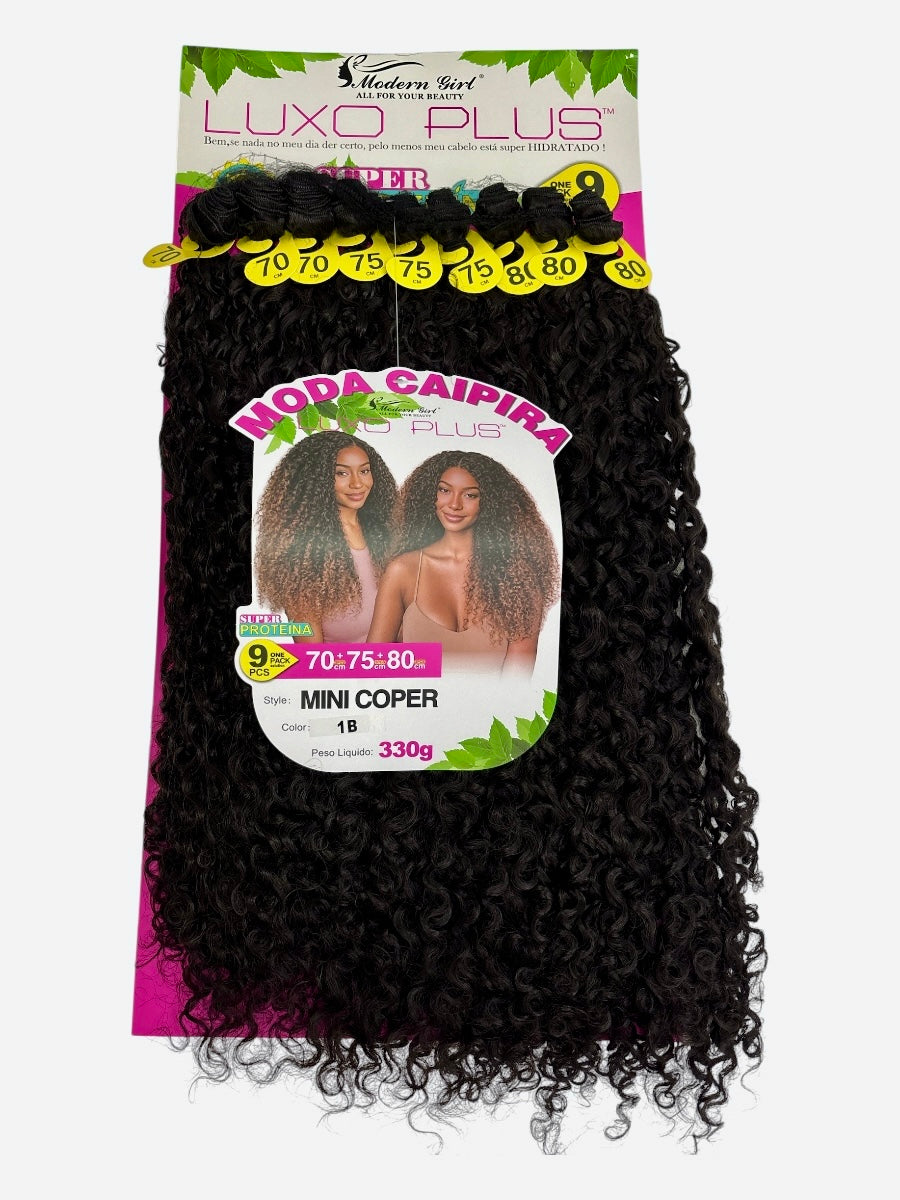 Luxo Plus MINI COPER – Boucles curly Pixie hair (Super Protéina)