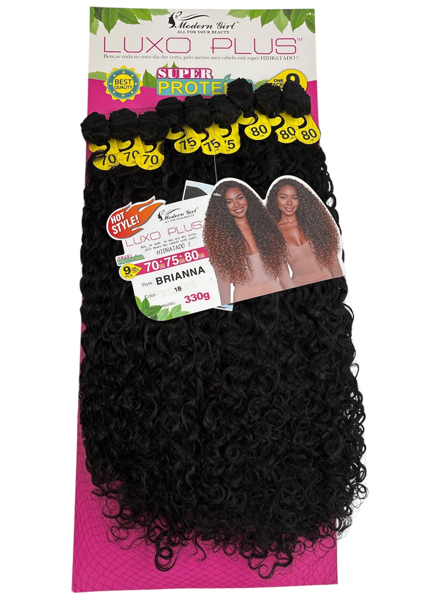 Luxo Plus BRIANNA– Boucles wavy Hair  (Super Proteína)