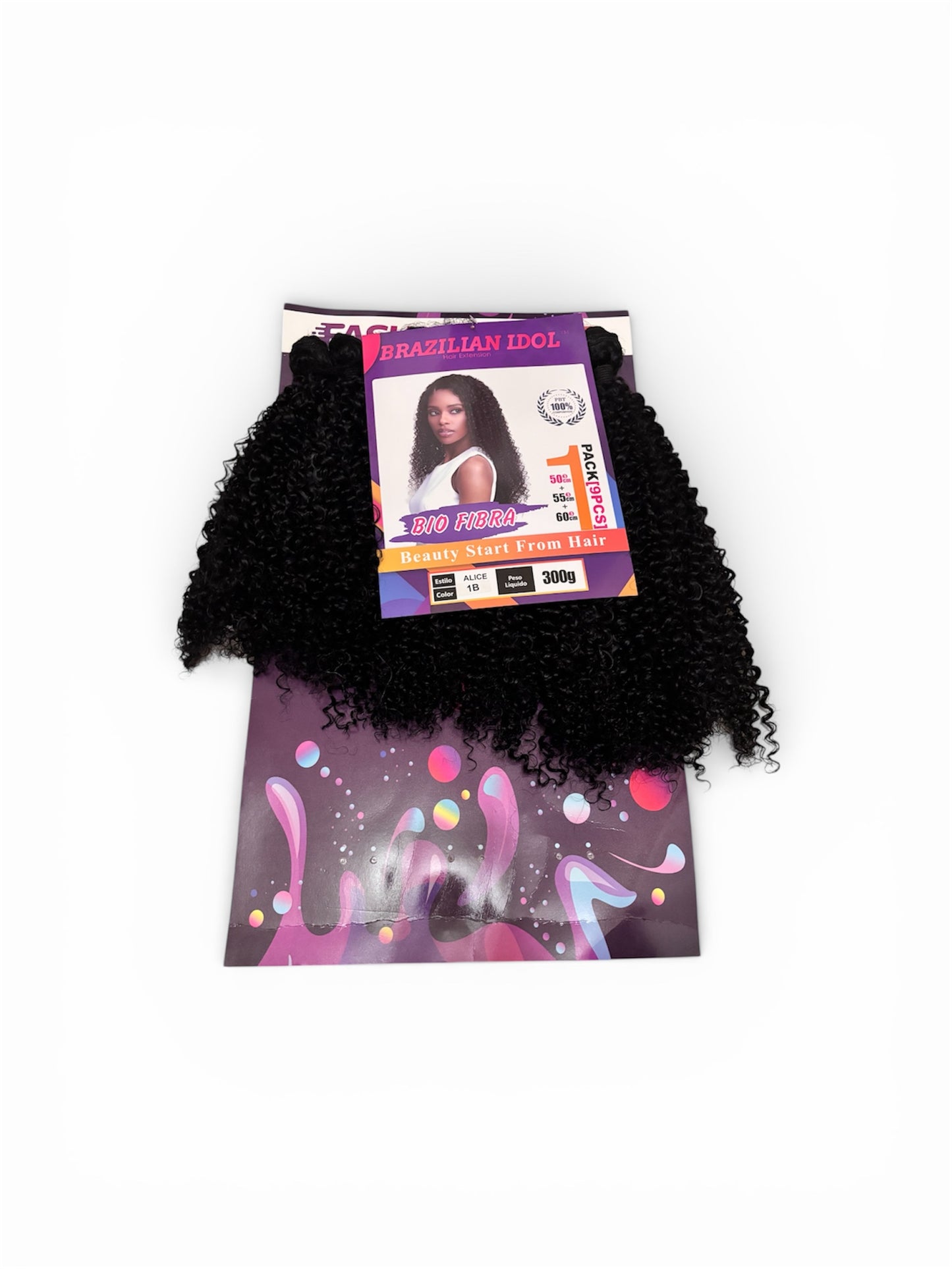 Extensions Brésiliennes Bio Fibra – Brazilian Idol | Bouclées Naturelles (300g)