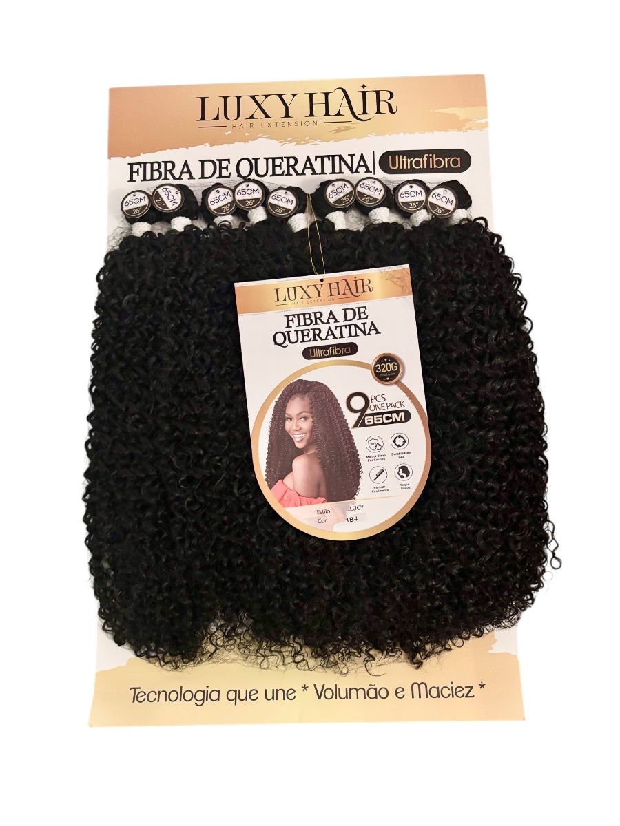 Luxy Hair – Fibra de Queratina Ultrafibra 65 cm (9 mèches / 320 g)