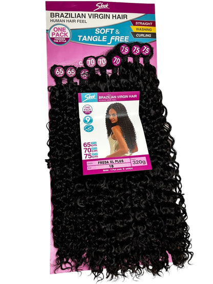 Sleek Brazilian Virgin Hair – FREDA XL PLUS | 320 g