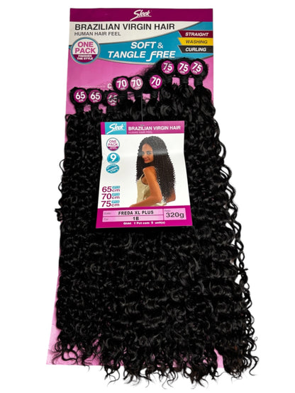 Sleek Brazilian Virgin Hair – FREDA XL PLUS | 320 g