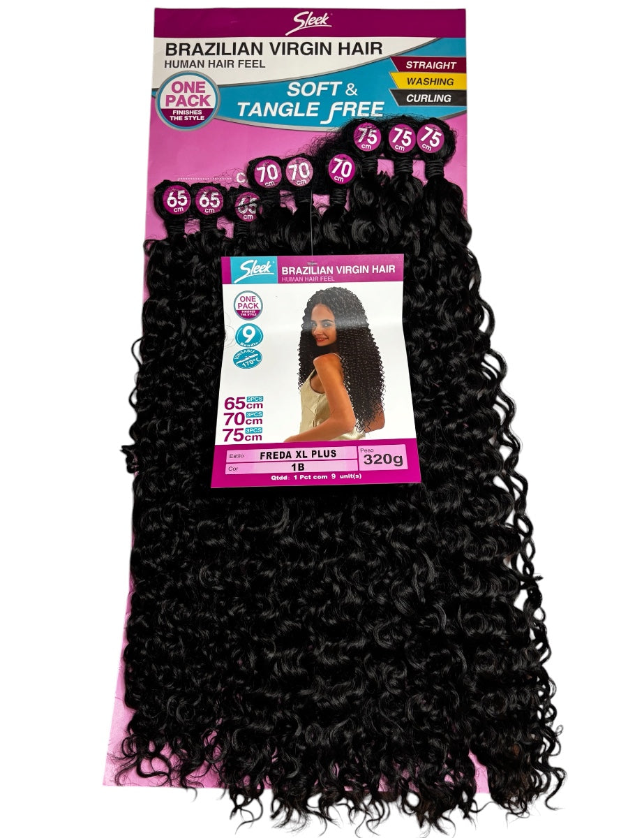 Sleek Brazilian Virgin Hair – FREDA XL PLUS | 320 g