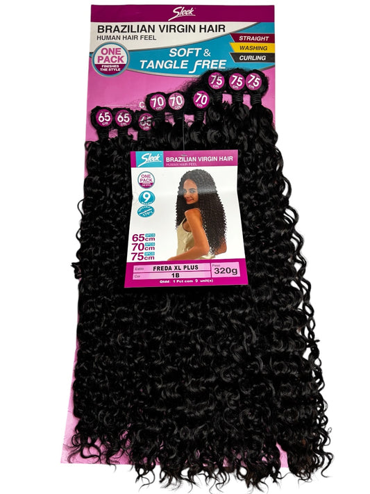 Sleek Brazilian Virgin Hair – FREDA XL PLUS | 320 g